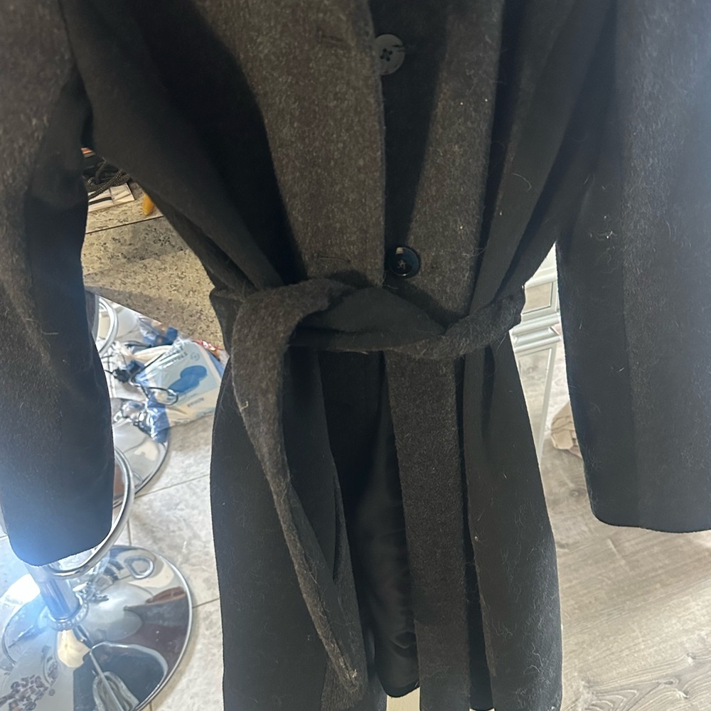Calvin Klein heavy charcoal gray Pea Coat